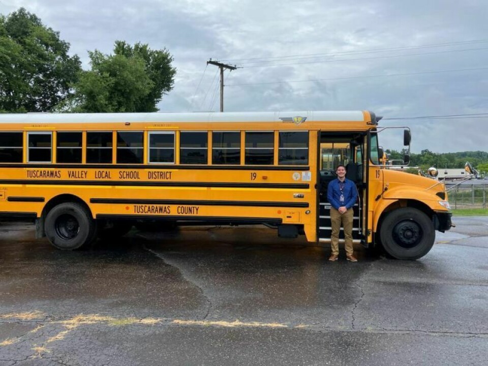 Varansky recently passed his commercial driver’s license test. Superintendant attends summit