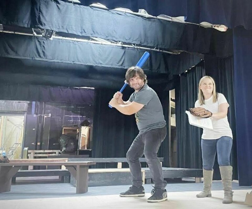 Chester Boffo and Alison Foutz rehearse for the upcoming “You’re a Good Man Charlie Brown” production. Charlie Brown to kick off new season at Little Theatre