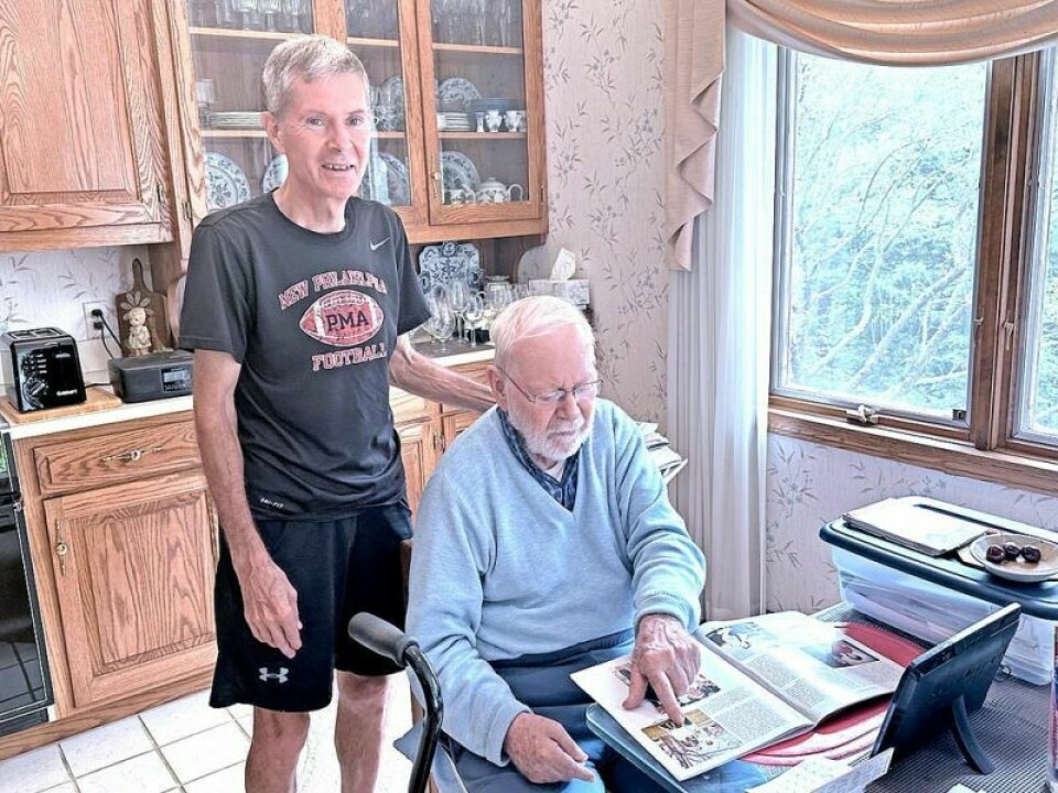 As his caregiver, Tom Adamich helps daily with his 87-year-old father’s needs. New Philadelphia man honors father with historical book