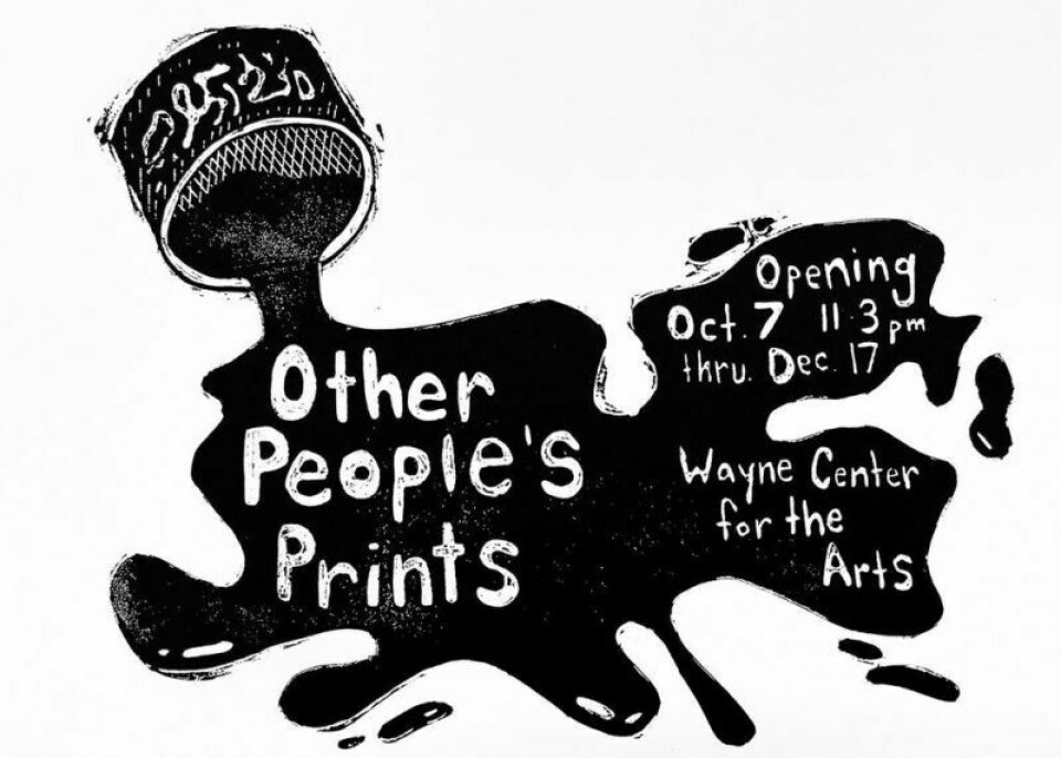At Wayne Center for the Arts' Fall Festival, the WCA's Looney Gallery will be filled with a show titled “Other People’s Prints” featuring printed artwork from 10 Ohio printmakers. New press, printmaking exhibit at the arts center