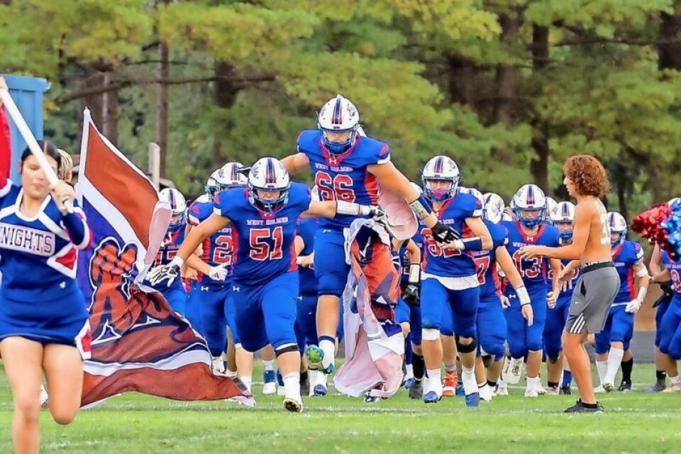 Hayden Smith (51) and Morgan Eastep (66) are two of the West Holmes football team’s 11 seniors. ‘Gritty’ West Holmes football seniors have endured plenty
