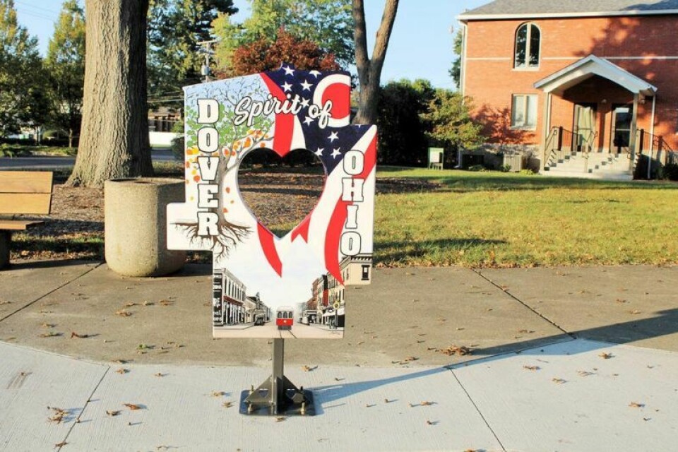 The “Spirit of Dover” LoveTusc sculpture was recently installed on the square of Dover. Artist Cathy Straub designed the piece. Dover Council moves forward on projects