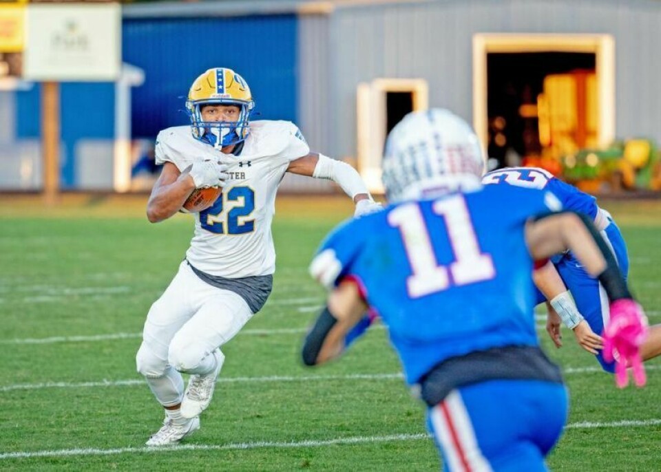 Julian Franklin rushed for four touchdowns in a loss at West Holmes on Sept. 22. The running back has been a key cog for the Generals offense this season. Wooster High football team focused on playing loose