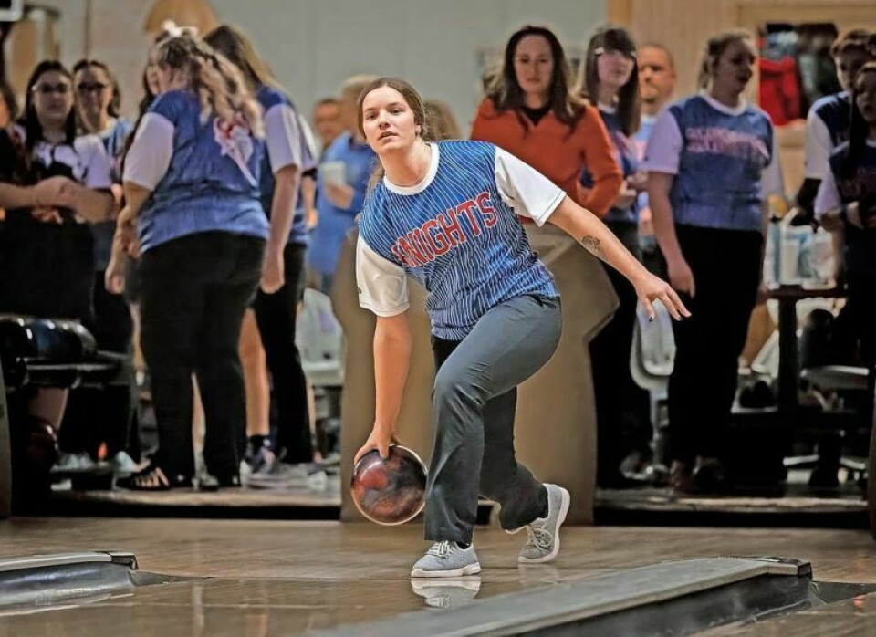 Zaylie Shultz is one of four returning letterwinners for the West Holmes girls bowling team. West Holmes bowling teams looking to build off first seasons