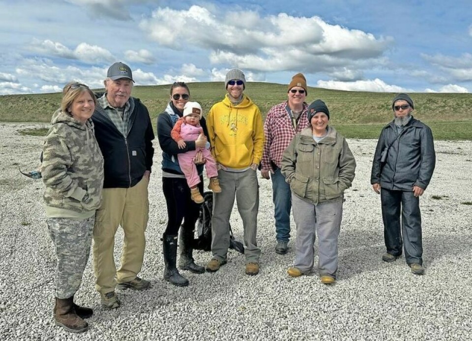 Gary and Jill Biltz, Josiah and Heidi Northern and their daughter Charlotte, Scott and Melissa Biltz, and Michael Hershberger spent the morning of Saturday, April 6 planting a variety of 120 trees on the former Holmes County Landfill acreage that is owned by the Holmes County Park District. Area park district volunteers give nature a hand in tree planting