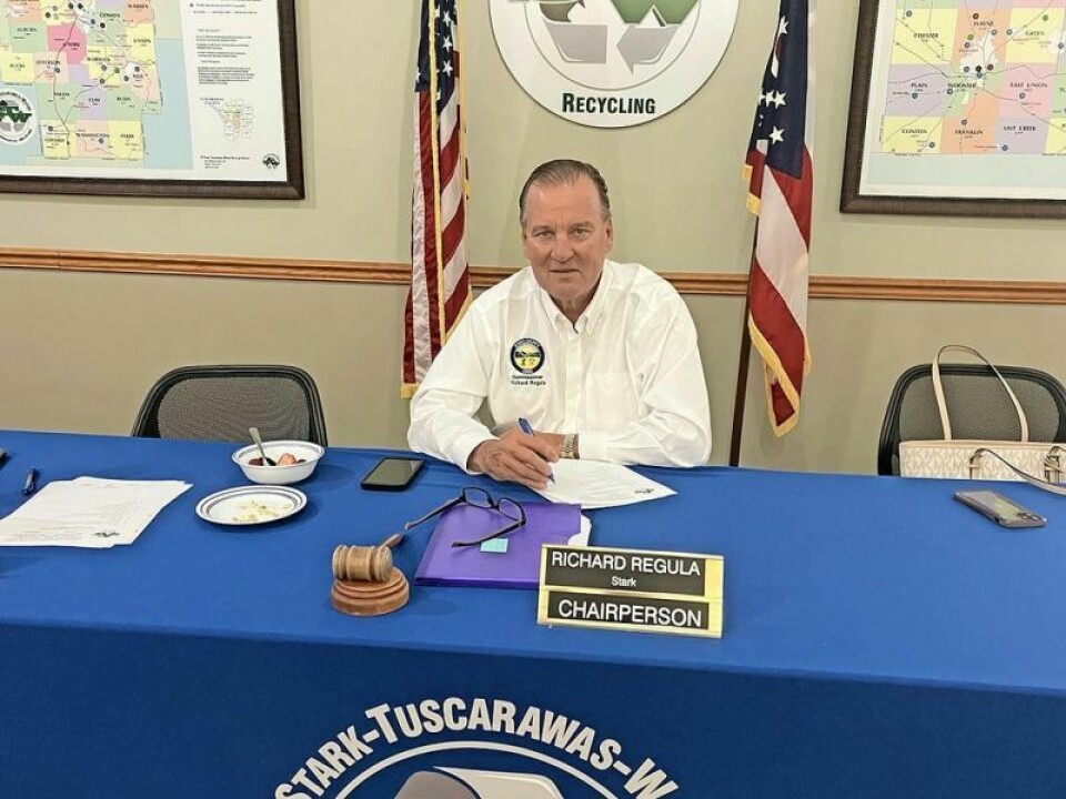 Richard Regular, Stark County commissioner and board chairman, conducted the meeting. Hazardous waste collection program dates announced