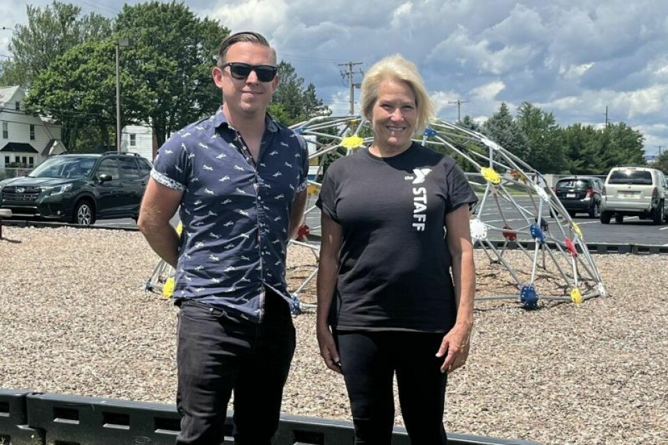 Justin Cline, the mayor of Navarre, and Beth Alban, executive director for the YMCA, said they are thrilled to have been able to install the track with a NatureWorks grant from the Ohio Department of Natural Resources. New paved walking track opens at Navarre park