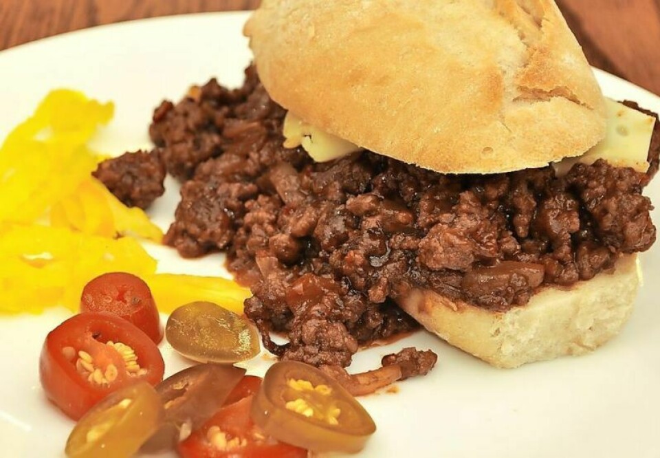 The menu includes sloppy joe sandwiches, tossed salad, potato chips and cupcakes. Senior luncheon offered