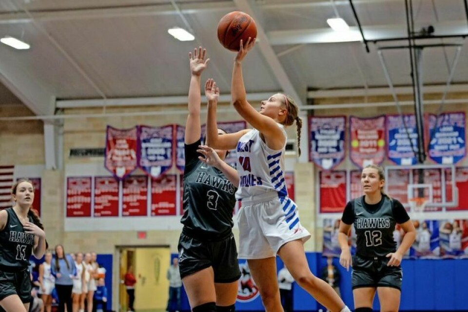 Zalina Proper continues to grow into her role as an offensive threat for the Lady Knights. Head coach Lindsy Belden said she wants to see her team attacking from start to finish and being the more aggressive, physical team. WH’s Belden confident her team will find the spark