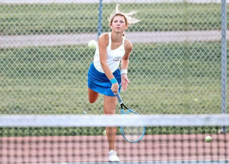 Arora Chaney is back at first singles for the West Holmes girls tennis team, which returns all but one starter from last season. Knights hope experience nets more tennis victories