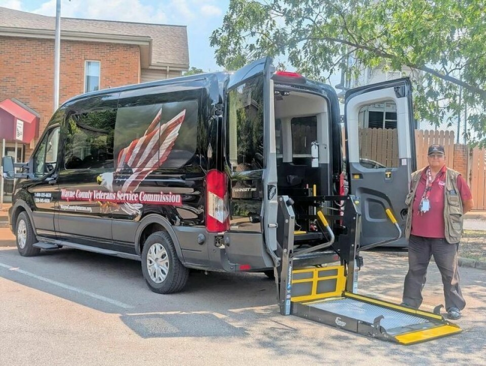 The Wayne County Veterans Service Commission recently announced the purchase of wheelchair-accessible transport vehicles. Veterans Service Commission buys pair of new vans
