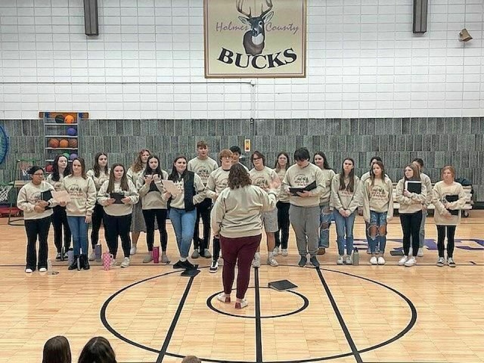 The West Holmes chamber choir’s performance was part of a huge December celebration at the Holmes County Board of Developmental Disabilities. It’s a December to remember for Holmes BDD