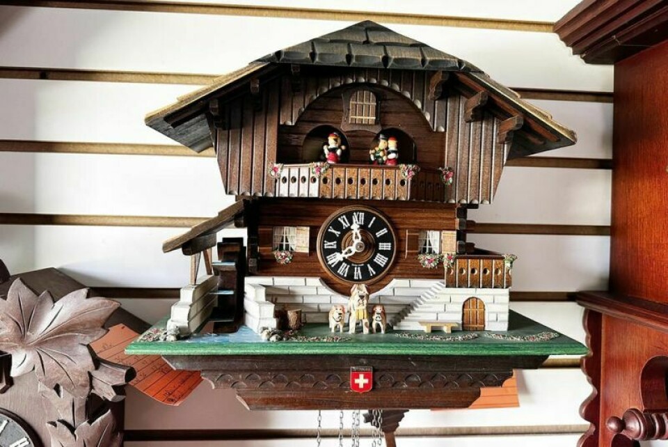 This authentic cuckoo clock from Lucerne, Switzerland was donated to Becky Detwiler, curator at Alpine Hills Museum. It was raffled off as a fundraiser for the museum’s elevator project. Local woman keeps Lucerne cuckoo clock in Little Switzerland