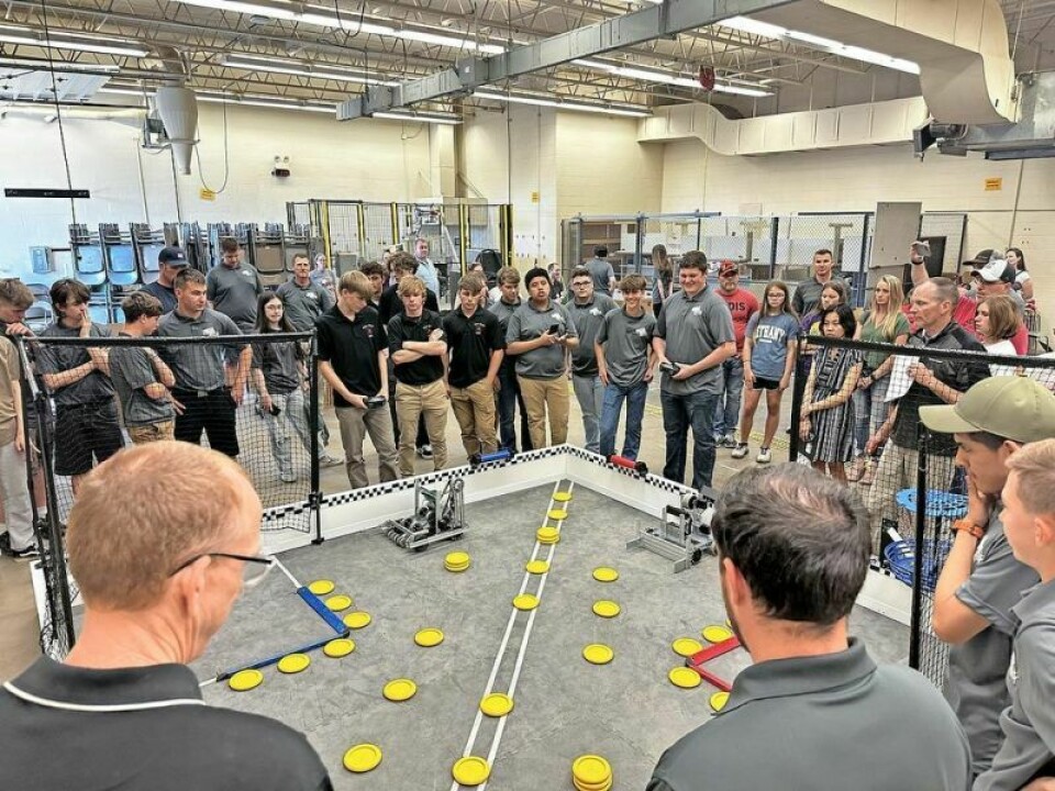 The robotics portion of the Project Lead the Way evening proved to be a fan favorite, as school teams pitted their robot inventions against other schools for the right to be crowned champion. Project Lead the Way engineers a winning night