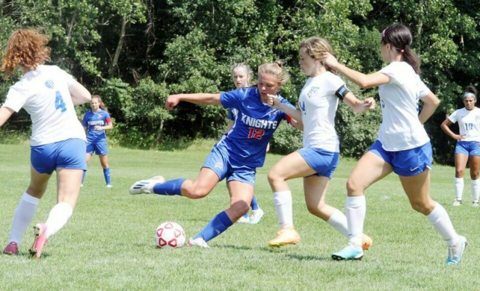 No matter how many defenders Zanesville threw at Allie McMillen, they weren’t going to deny her the pleasure of scoring her 100th goal. In the game’s 12th minute, No. 12 drilled home her 100th and then tacked on 101 and 102 for good measure. Milestone achieved for West Holmes’ McMillen