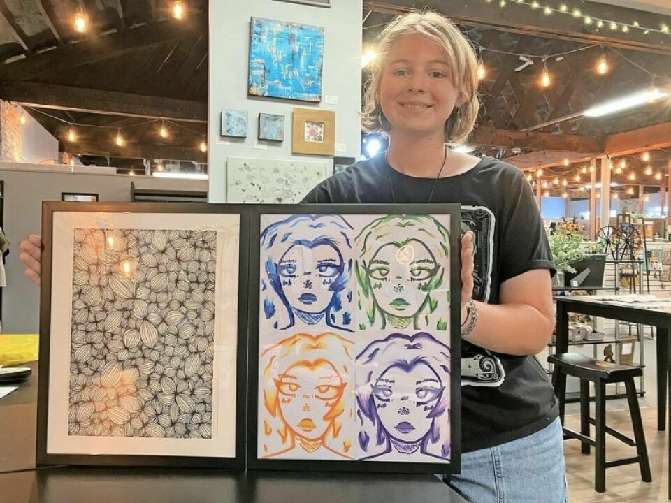 Bella Ghezzi won Best of Show at the third annual ARTrageous Kids Art Show. ARTrageous Kids Art Show held in New Philadelphia