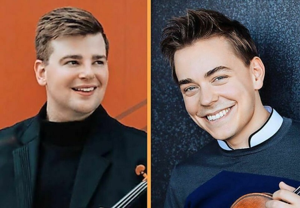 The 2024 season of the Wayne Center Presents concert series at the Wayne Center for the Arts auditorium will continue April 12 with violinist Chad Hoopes, left, and violist Matthew Lipman. Next Wayne Center Presents concert April 12