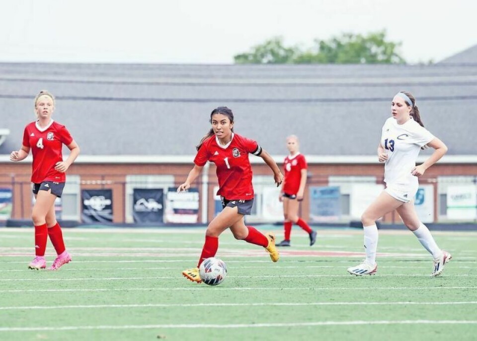Valerie Gonzalez-Quinteros (1) has been one of the key contributors in the first varsity season for the Orrville High girls soccer team. Orrville High soccer teams enjoying stellar seasons