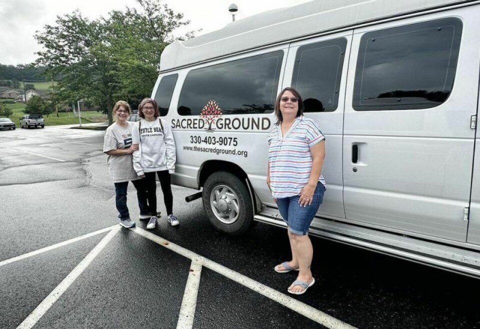 Sacred Grounds’ new van will allow the staff to drive individuals to and from home, and it is capable of hauling two wheelchairs along with eight passengers. Sacred Grounds buys van to help with developmentally disabled