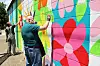 Art community comes together to complete new mural