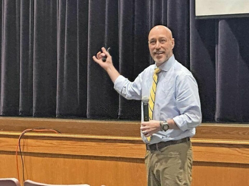 Author and inspirational speaker Joe Sanfelippo visited West Holmes High School’s staff recently to talk about how there aren’t “just” or “only” educators. He said every single person in a school district has a critical role in students’ lives and what they do should be celebrated. No ‘just’ or ‘only’ staff when it comes to education
