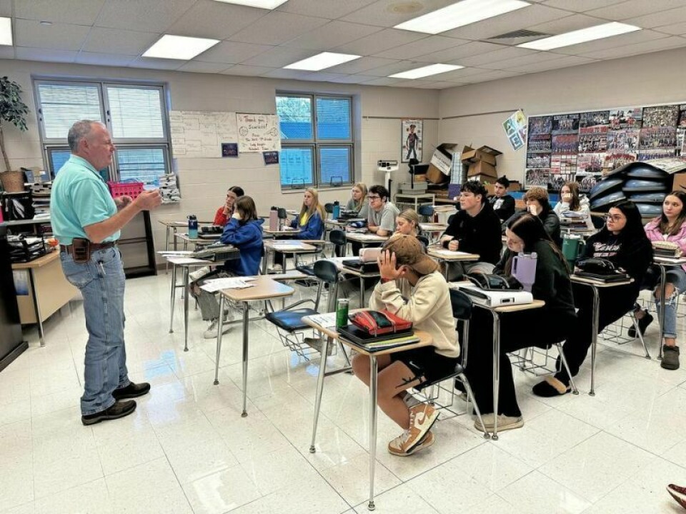 Ron Carnagie works with a group of WHHS students on doing some electrical work, one of the many life skills taught during the Holmes Extension Office’s Life Skills Camp at West Holmes. WHHS Life Skills Camp a success thanks to community