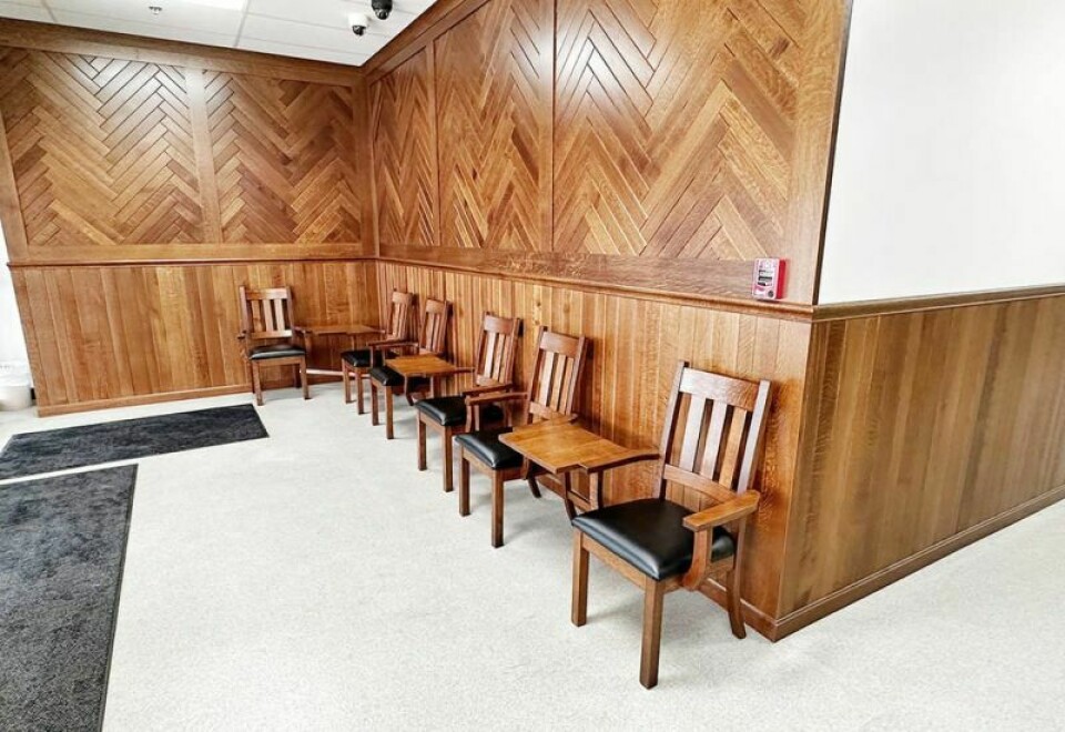 The new furniture in the Clinton Building waiting area coupled with the new paneling creates a much more welcoming look for those visiting the county government offices inside. Commissioners honor 100 years of fair with proclamation