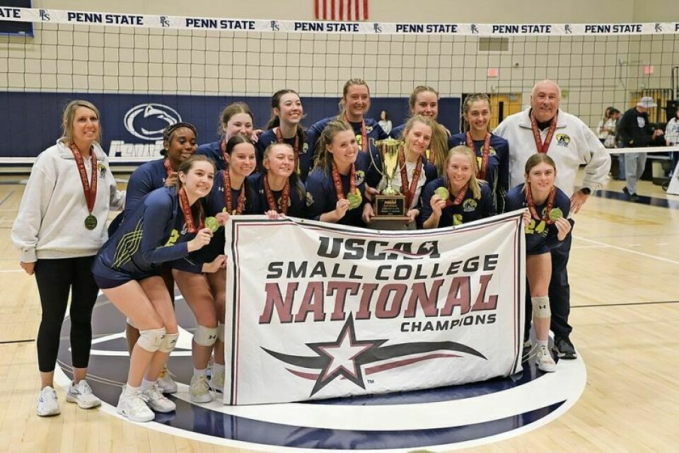 The Kent State Tuscarawas Golden Eagles women’s volleyball team captured the USCAA Division II National Championship. Kent State Tuscarawas women’s volleyball team makes history