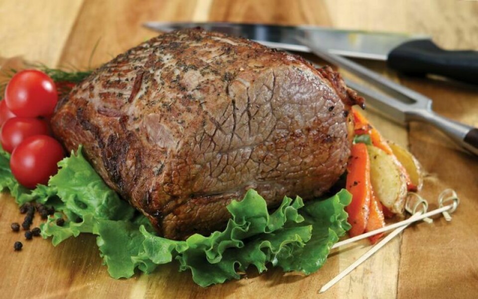 The menu includes roast beef, mashed potatoes and gravy, a vegetable, applesauce, coleslaw, rolls, and dessert and beverages. Lunch After Church is open to all