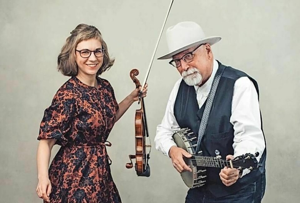 Fiddler April Verch, left, and Joe Newberry, on banjo and guitar, make up Newberry & Verch, the first program in the Wayne County Historical Society's Voices from the Past series. Newberry & Verch will play in the WCHS Schoolhouse on March 10. WCHS Voices from the Past series starting on March 10