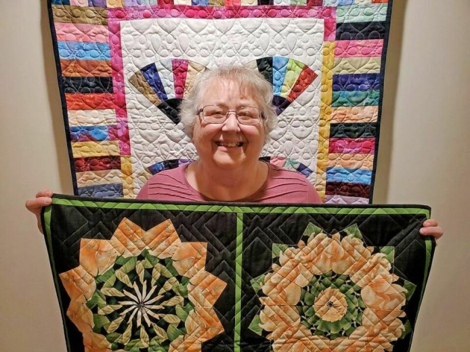 Cinda Pottmeyer is the featured quilter in the 2024 show. Quilt show features member creations