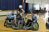 Heated competition among wheelchair rugby teams