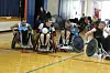 Heated competition among wheelchair rugby teams