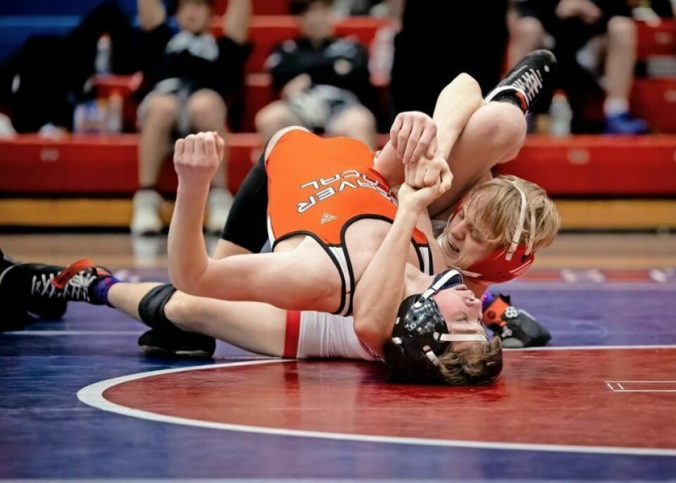 Grady Toye, right, is one of two seniors on the West Holmes wrestling team. Toye qualified for the Division II state tournament last season. West Holmes wrestling team is young but talented