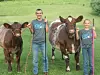 Brother and sister duo bring home national honors from Iowa Shorthorn cattle show