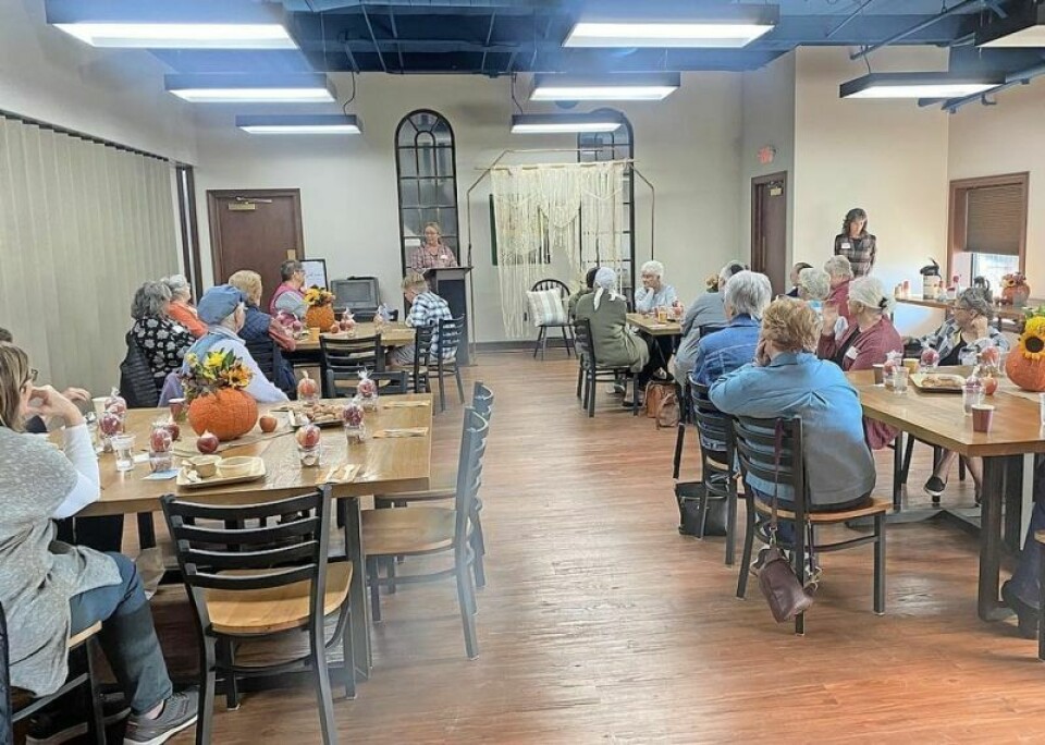 Attendees at November’s kickoff event of Naomi’s Heart Widows Ministry. The new ministry will host a free Christmas Party on Saturday, Dec. 14 at Grace Community Church’s Berlin campus. All area widows are welcome to attend. Naomi’s Heart Widows Ministry to host event