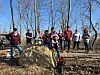 Bolivar-Zoar Rotary Club works on new connecting trail near Zoar