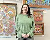 The Dover Library hosts mixed media artist