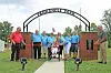 Special guest cuts ribbon at Panhandle Park dedication