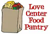Love Center Food Pantry monthly report for July 2012
