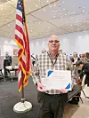 Swartzwelder receives certificate