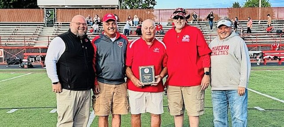 Minerva honors Trussel for 50 years on chain crew