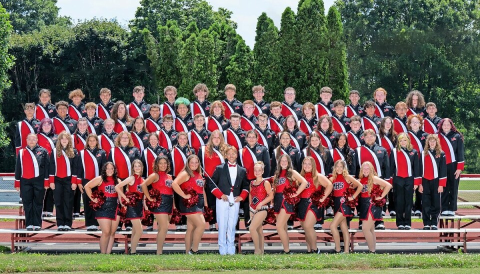 The Minerva High School Lions Marching Band, the Pride of Minerva.
