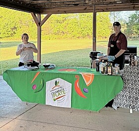 Chef Paul Higgins closes ‘Meet Me in the Garden’ series with zucchini fritter demo