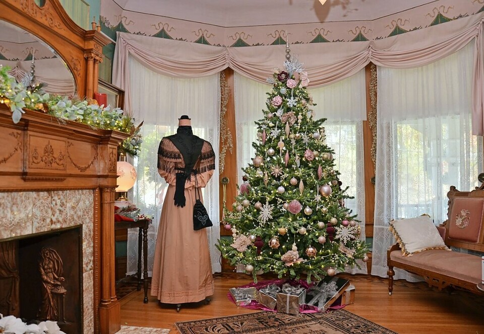 Victorian House Museum Opens for Holidays with Brightman Family Christmas Theme