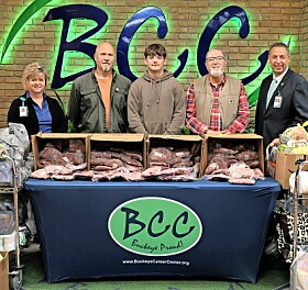 Buckeye Career Center donates fair hog to help stock local food pantry