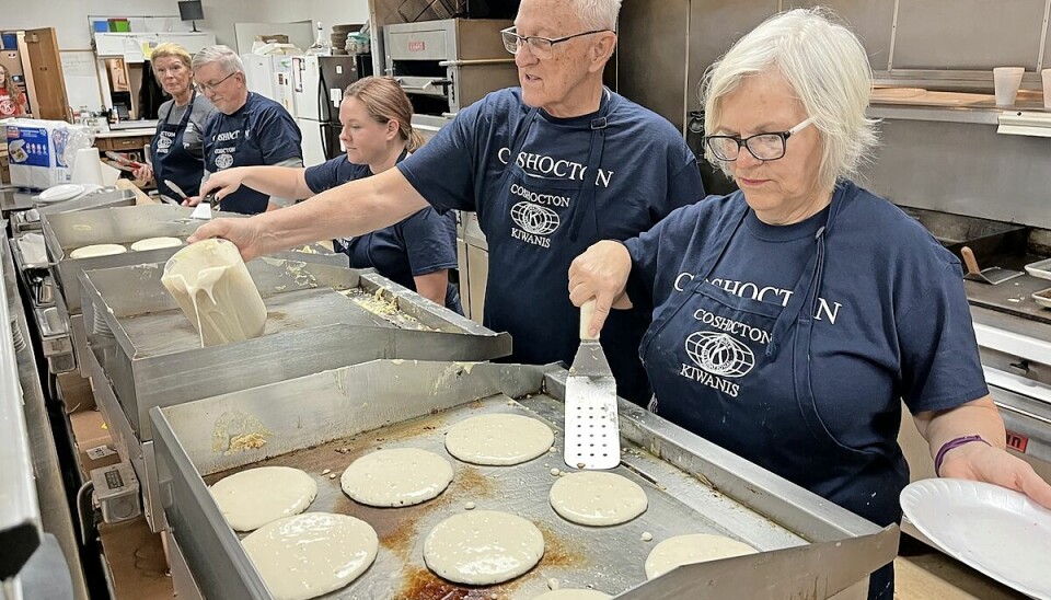 The Kiwanis Club of Coshocton Pancake Day will be held Thursday, Nov. 6 from 7 a.m. to 7 p.m. at the Coshocton Elks Lodge, 434 Chestnut St., Coshocton.