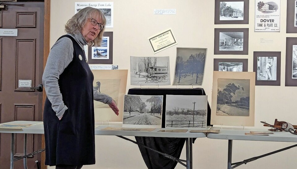 Holli Rainwater is pictured presenting at a previous Meet Me at the Museum.