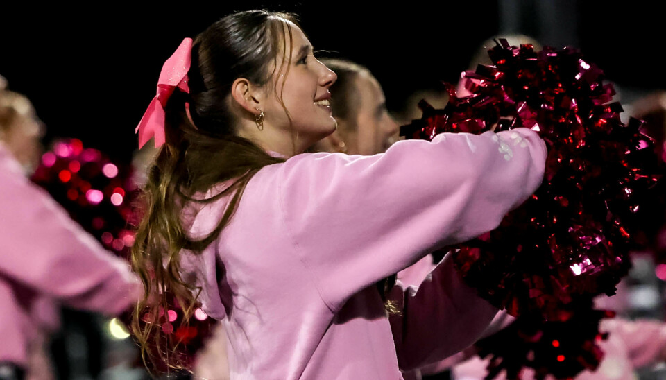 Norwayne cheerleaders kept the home faithful fired up.