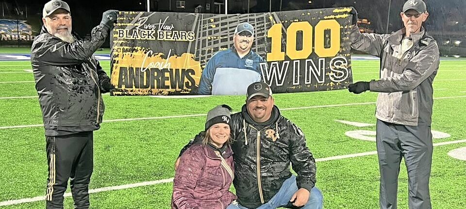 River View’s Vince Andrews earns 100th career win